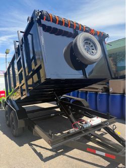 Smooth dump trailer