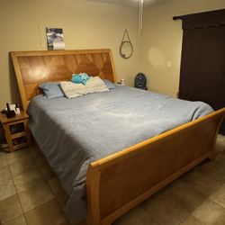 California King Wood Bed Frame 