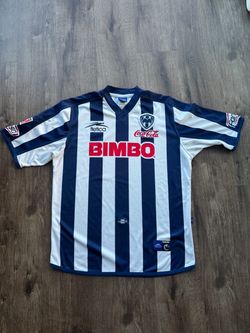 Vintage Rayados de Monterrey Home Jersey 2001–2002 – Atletica – Mens XL Mexico G