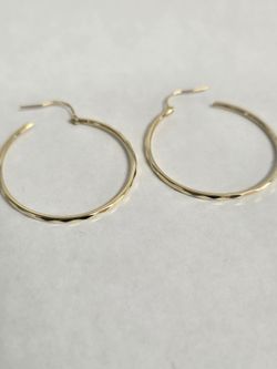 10kt Gold Hoops