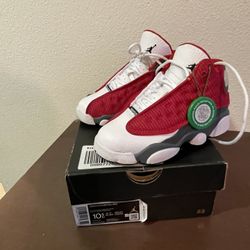 Retro 13 ps red And White 