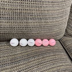 Wilson, Hope 6 Golf Balls.
