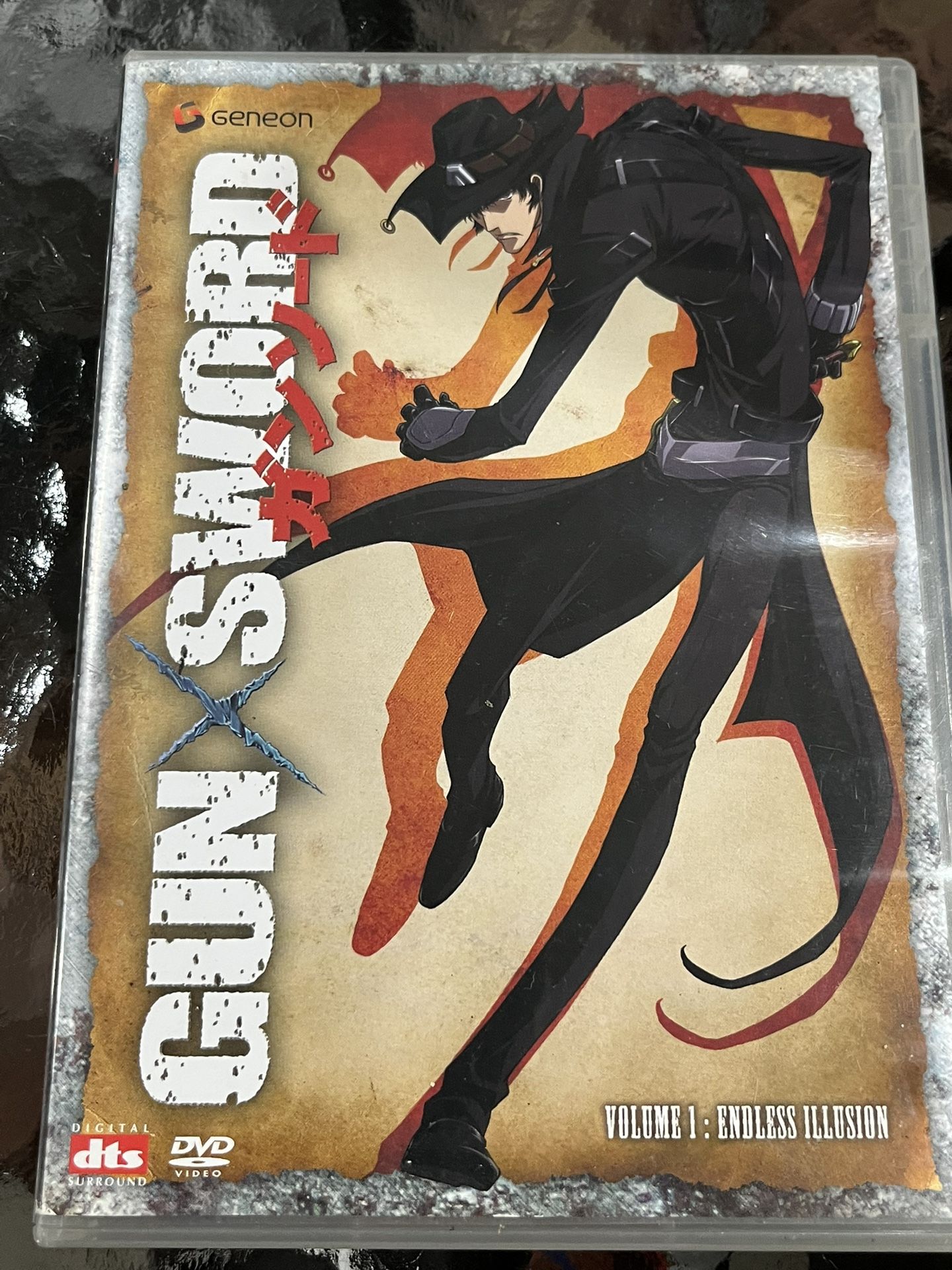 Gun X Sword 1: Endless Illusion DVD volume 1 2006 Geneon Disc anime NR series