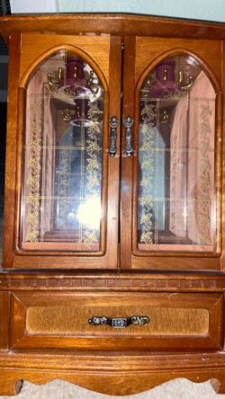 Vintage Jewelry Cabinet 