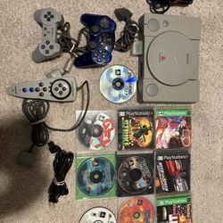 PlayStation 1 PS1 + 10 Games (hablo Espanol)