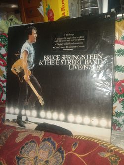 Bruce Springsteen and the E Street Band.
 Live live 1975 to 85.