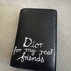 Dior x Hylton Nel Vertical Bifold Card Holder Wallet