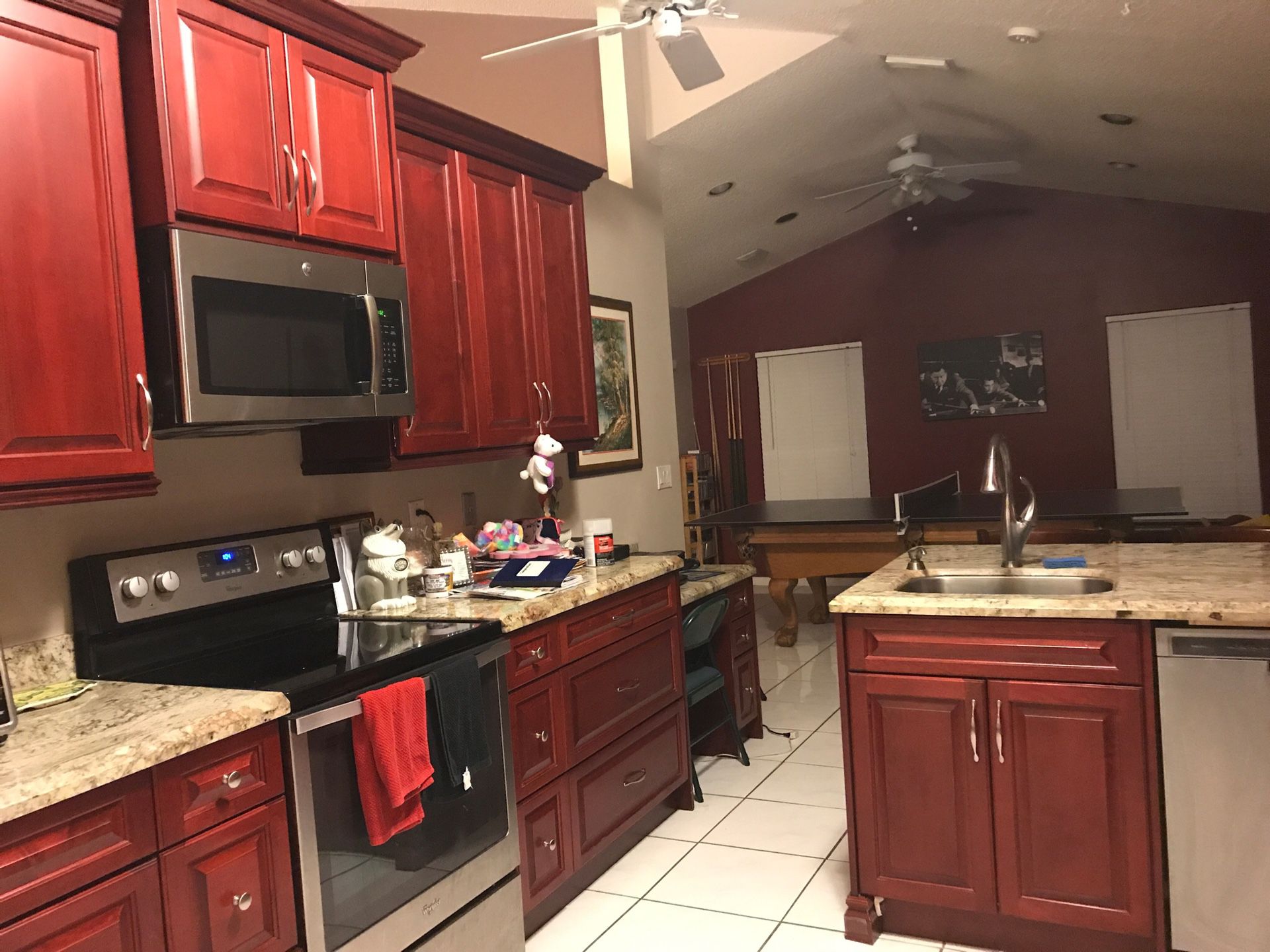 Must go this weekend!! Solid Wood kitchen cabinets w/sink