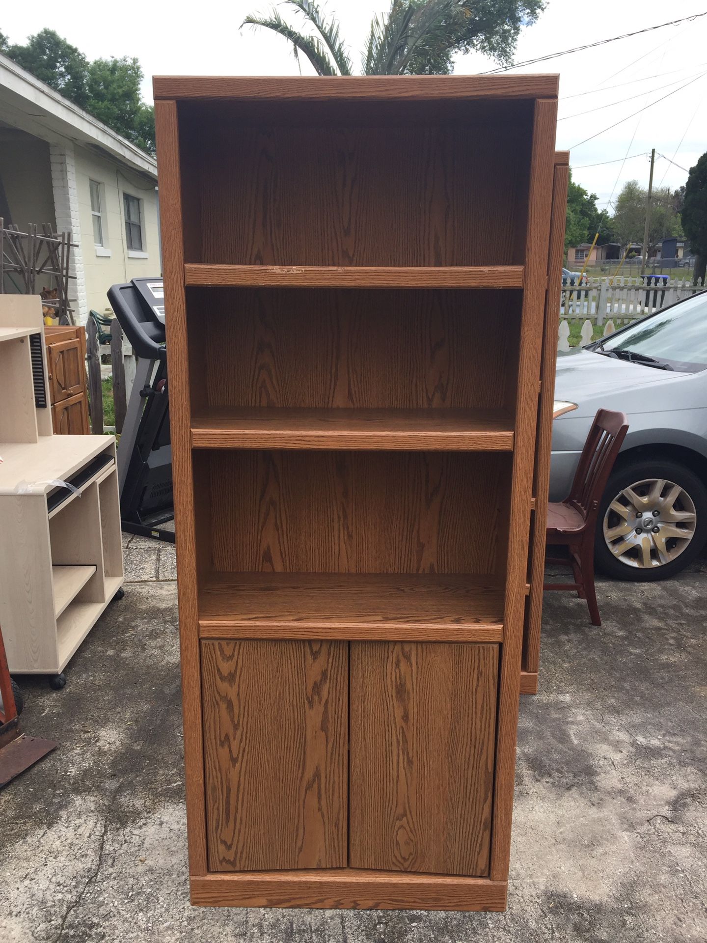 Bookcase with Storage Door