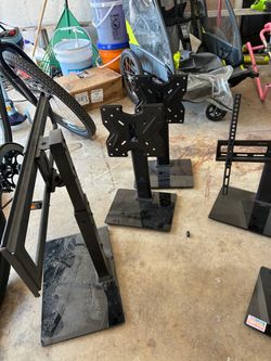 TV Monitor Desktop Stand Mounts – Lot of 3