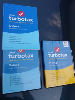New Turbo Tax Software. Priced each