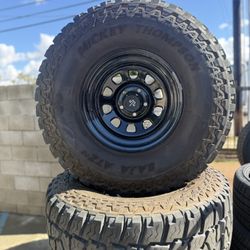 15 Inch Black Steel Wheel With 33" 5pieces 