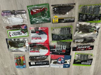 Soft Plastic Fishing Lure Lot – 15+ Packs