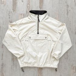 2020 Acne Studios Half-zip Logo-Print Jacket