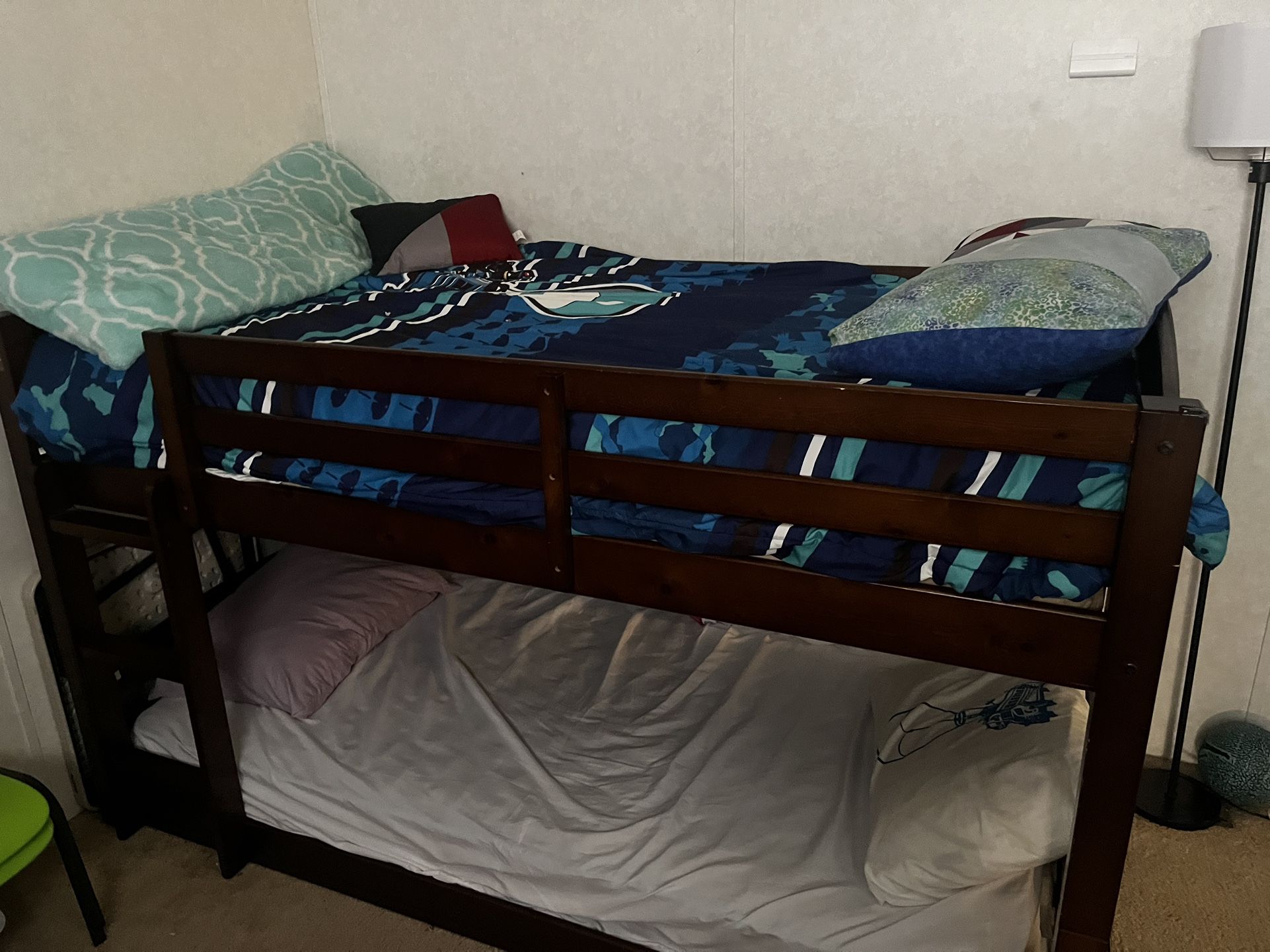 Twin Floor Bunk Bed (disassembled)