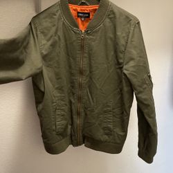 Green Bomber Jacket