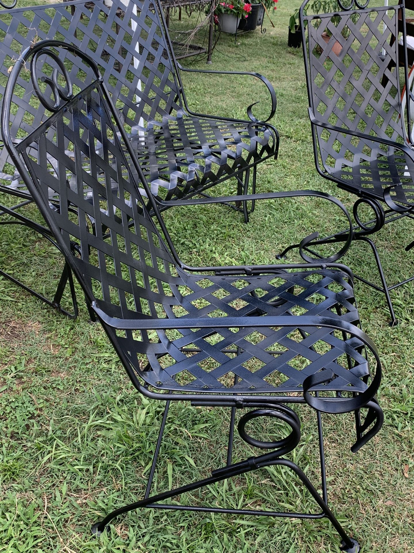 Cast Iron Glider And Rockers 