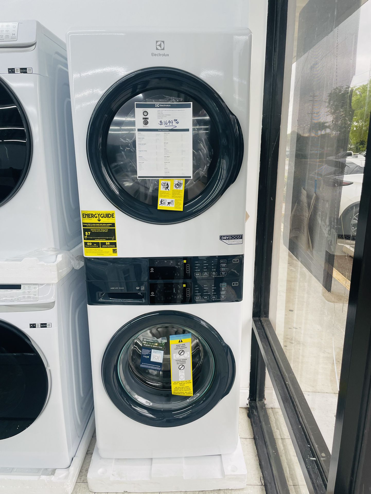 🔥🔥27” Electrolux Washer And Dryer Tower 