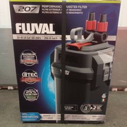 Nwt Fluval Aquarium filter 45 gal model 207