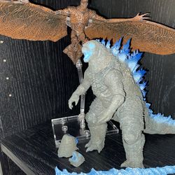 Hiya Toys Godzilla 2021 Heat ray translucent version & Rodan 2019