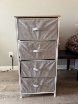 4-Drawer Fabric Storage Dresser Tower
