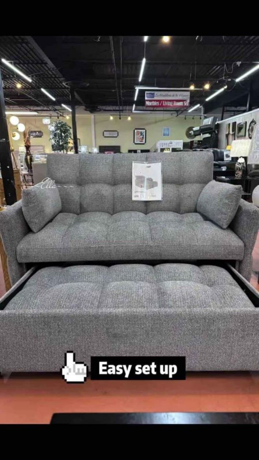 Cotswold Tufted Cushion Sleeper Sofa Bed BrownFinancing and Delivery Options Available