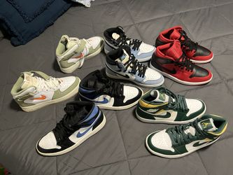 Size 9 Men $75, $85, $95 $100.00.. New Condition!!..Very good Condition!! Jordans & Nikes