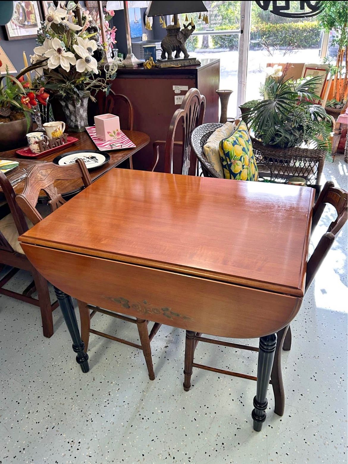 Vintage Hitchcock Drop Leaf Dinette Table