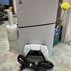 Sony PlayStation 5 Slim BluRay Edition W/ Controller, HDMI & Power Cord 