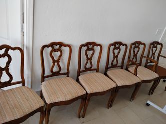 6 chairs