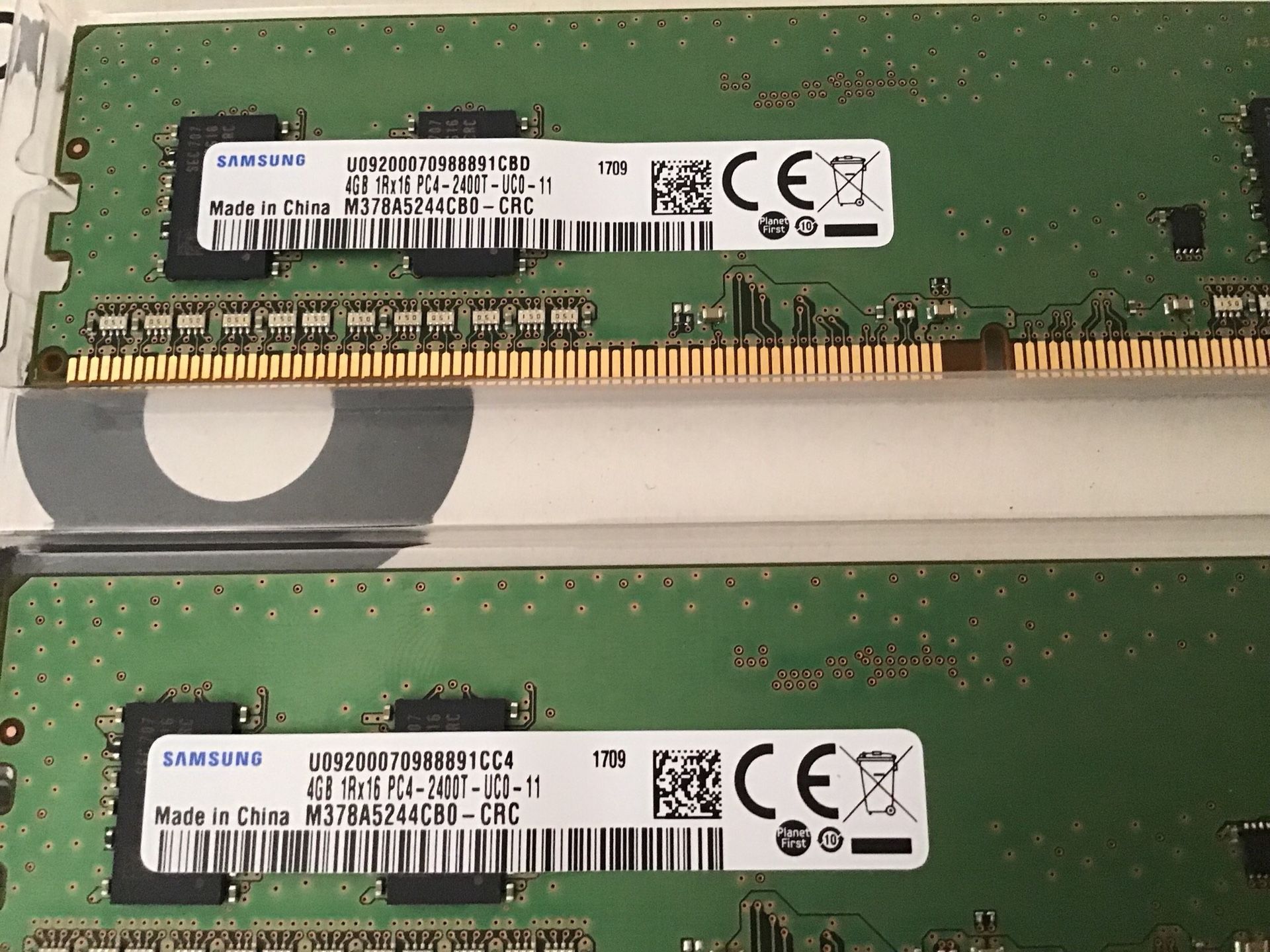 Samsung 2 x 4gb ram for PC