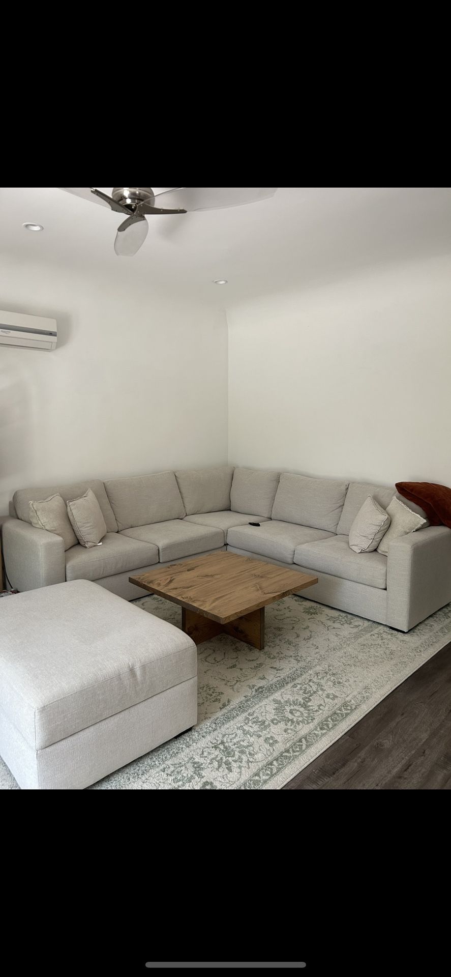Beige Sectional Couch