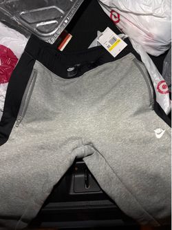 Nike Tech Men’s Fleece Joggers (Dark Grey Heather/Black)