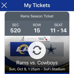 Rams Vs Cowboys Oct 9