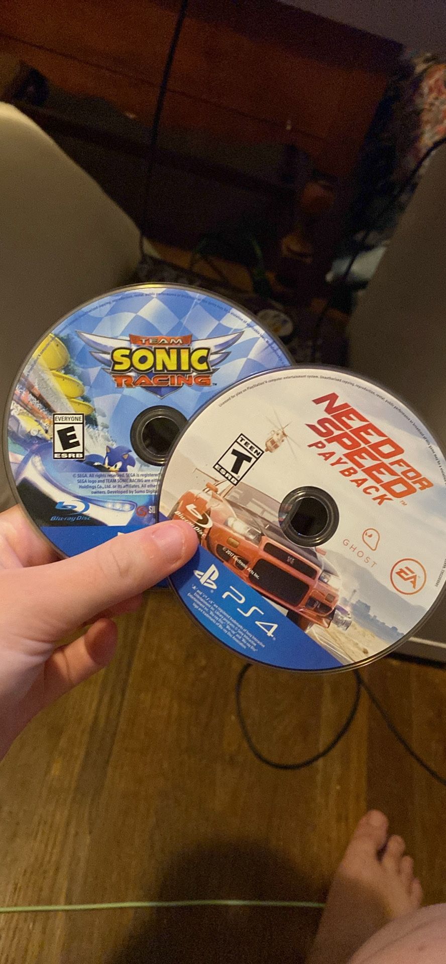 Two Games For PS4 Without Case