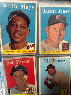 Topps vintage baseball cards.