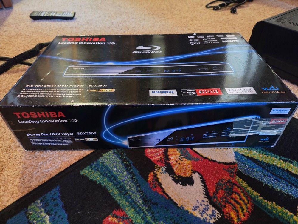 Blu ray dvd player never opened for probably 15 years
