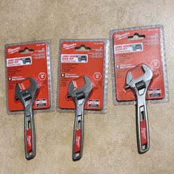 Milwaukee 6 in. Adjustable Wrench $10 Each