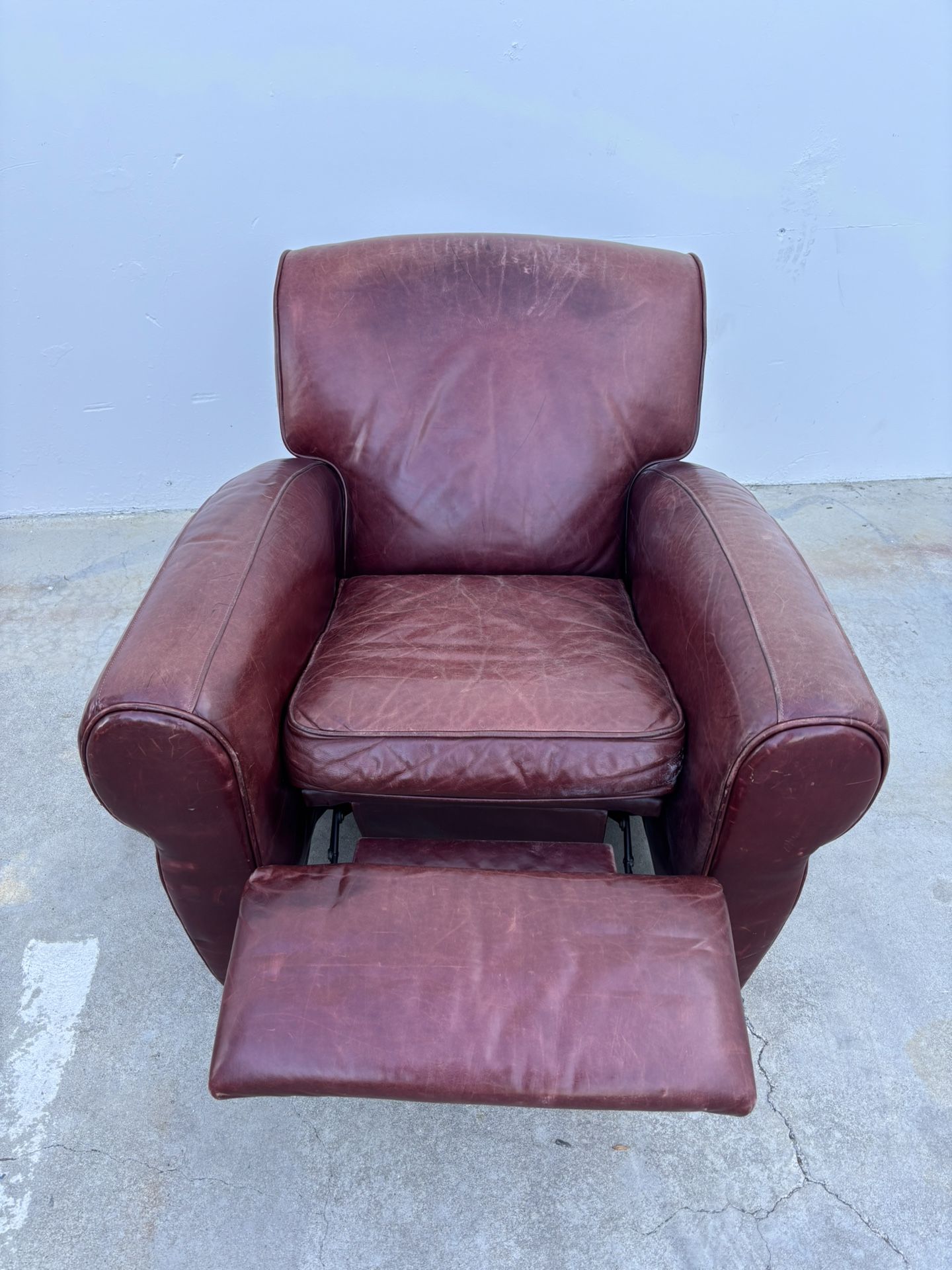 Baker Furniture Leather Recliner