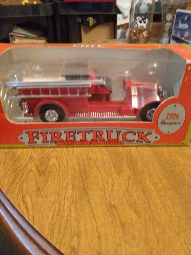 Ertl Firetruck Bank