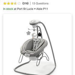 Graco 2 In 1 Bouncer And Swing 