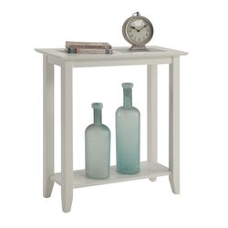 Brand new in Box Tempered Glass Top with Pine Wood Frame Hall Table