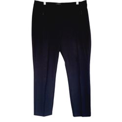 Lafayette 148 New York Ponti Jersey Grammercy Pant In Black Size 12