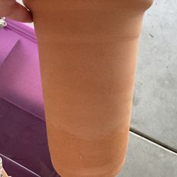 Terracotta Long Stem Flower Pots (2 Pots) $5