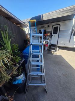 Aluminum Multi-Position Extension Ladder 22 foot