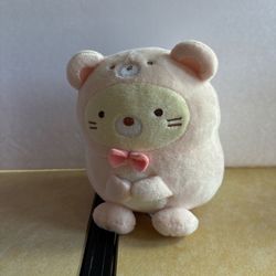 White And Pink Plush 