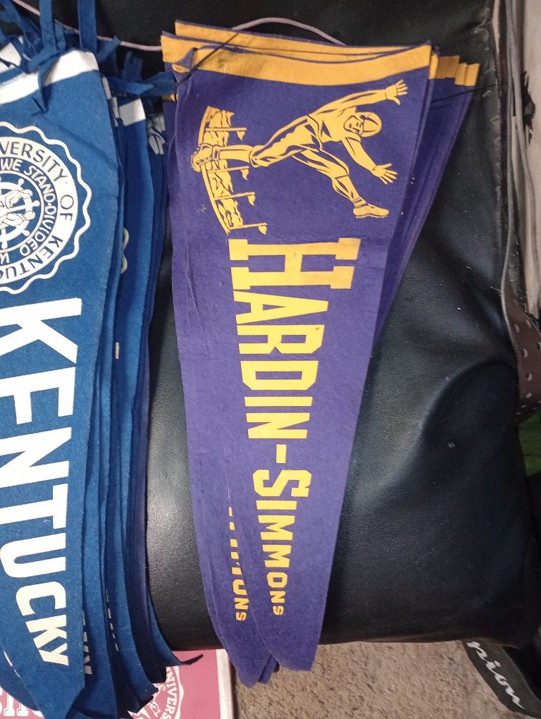 Vintage College Pennants 