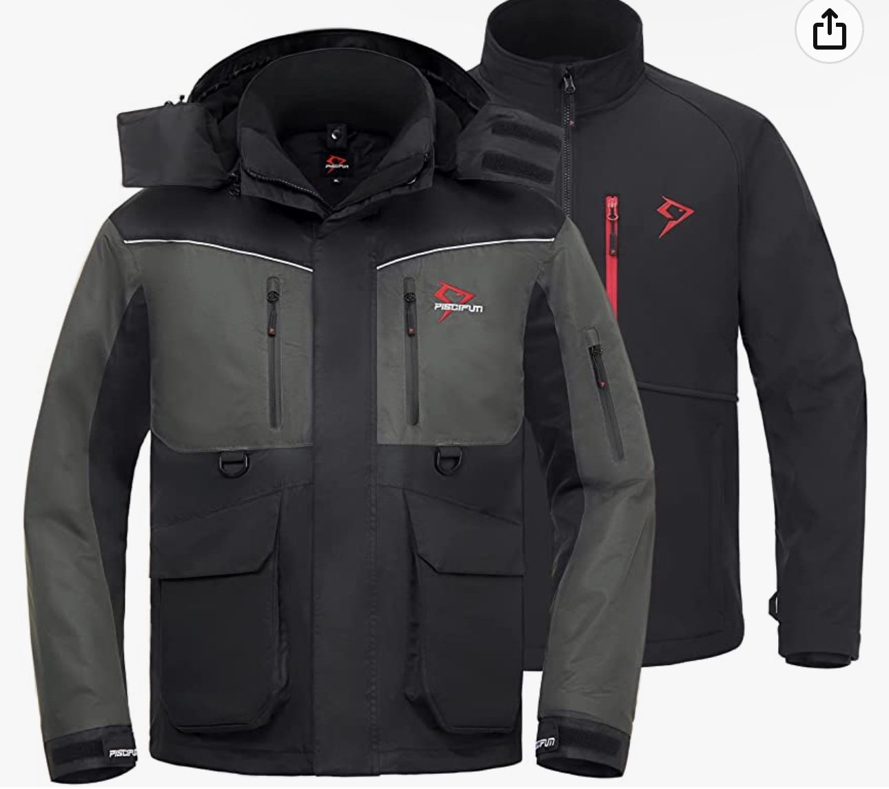 Piscifun 3-in-1 Jacket Large