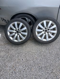 2010 audi A4 stock rims have all 4