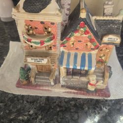 Vintage HOLIDAY DECOR "EFRAM RARE STAMPS & ANNIES BAKERY